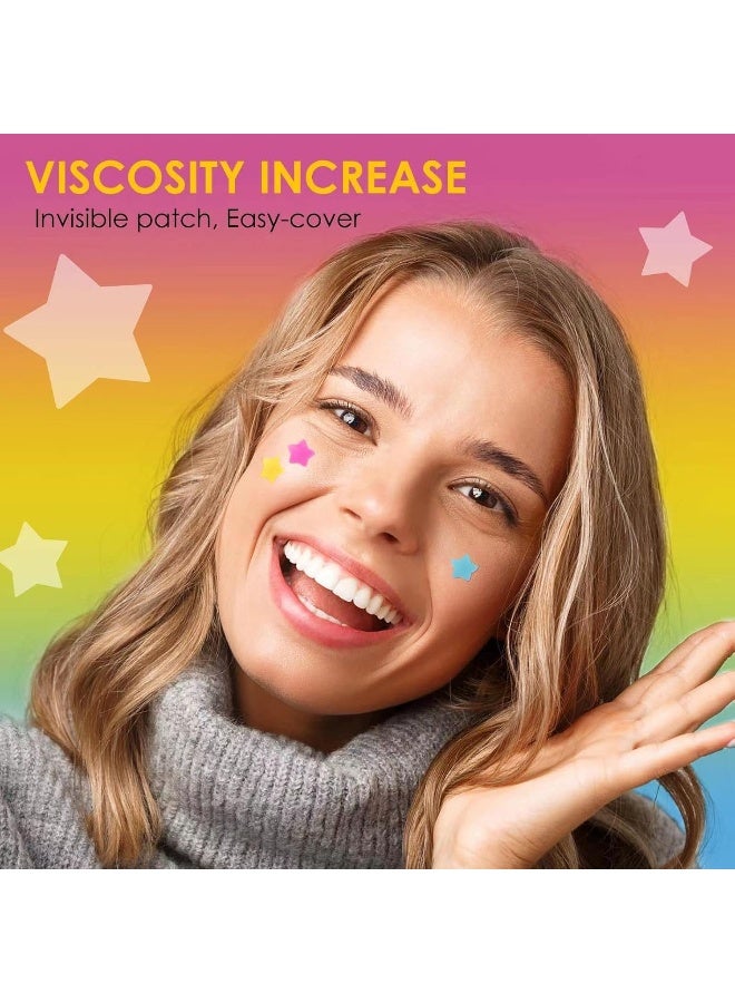 JOLVKA Star Pimple Patch - Multiple Colour Hydrocolloid Acne Pimple Patches (120 Patches) - Starface Blemish Patches-Vegan And Cruelty-Free Skincare - Image 2